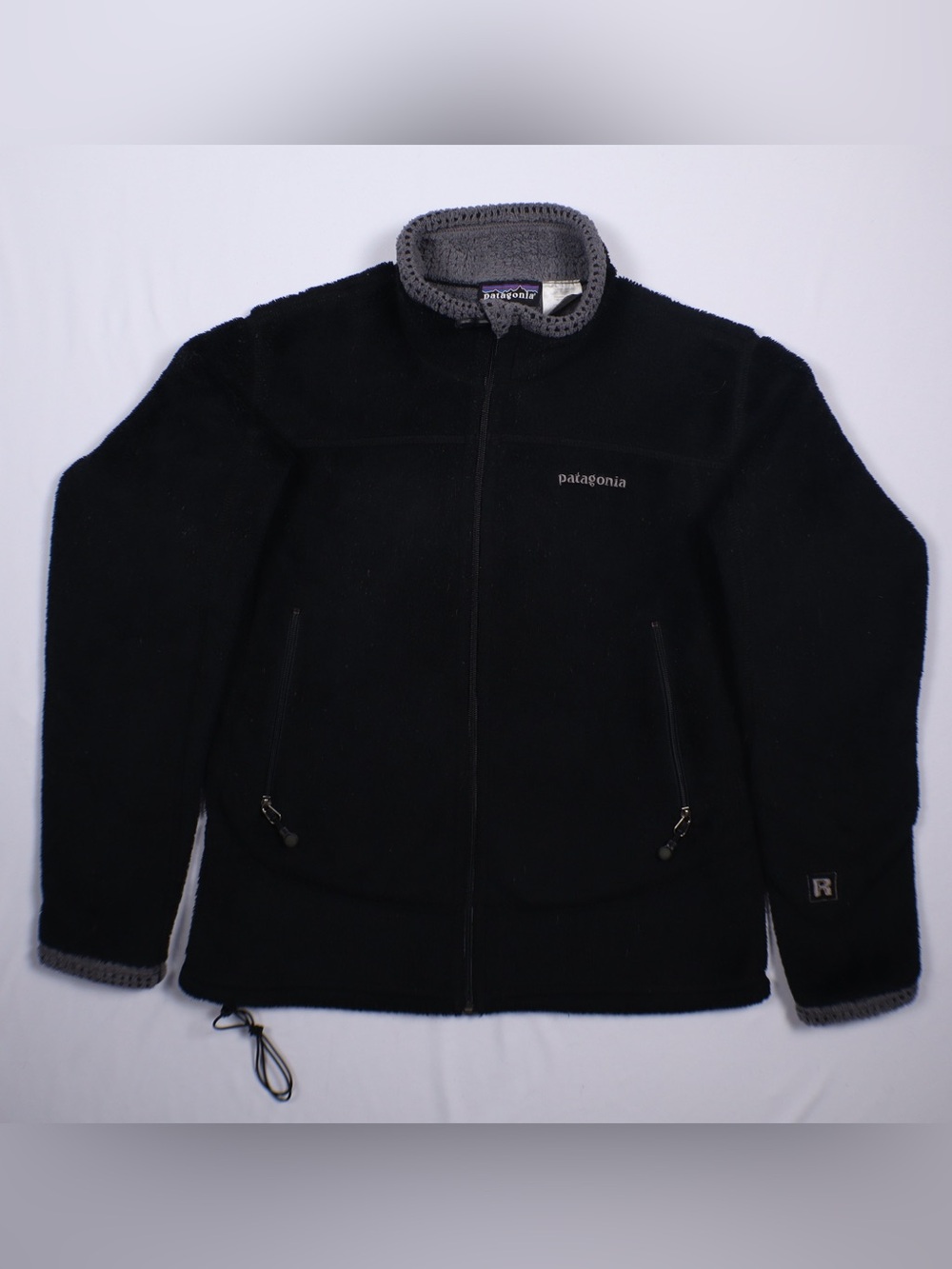 VTG Patagonia R4 Fleece Jacket Womens M Black Regulator Full Zip USA 36110 FA